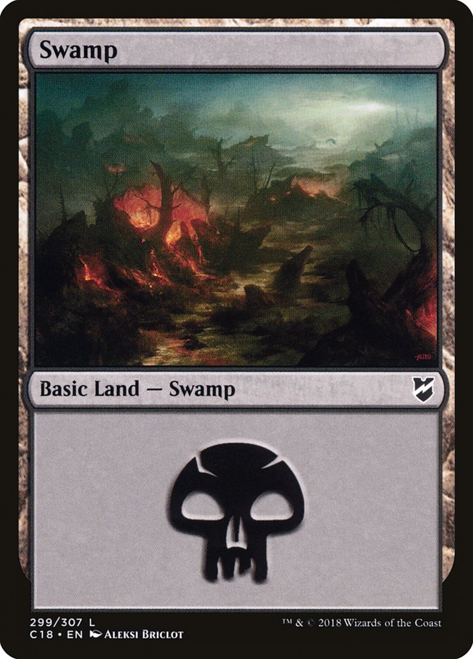 Swamp (299) [Commander 2018] 