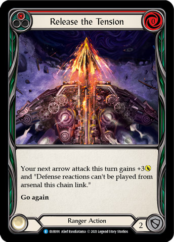 Release the Tension (Red) [EVR091] (Everfest) 1st Edition Rainbow Foil 