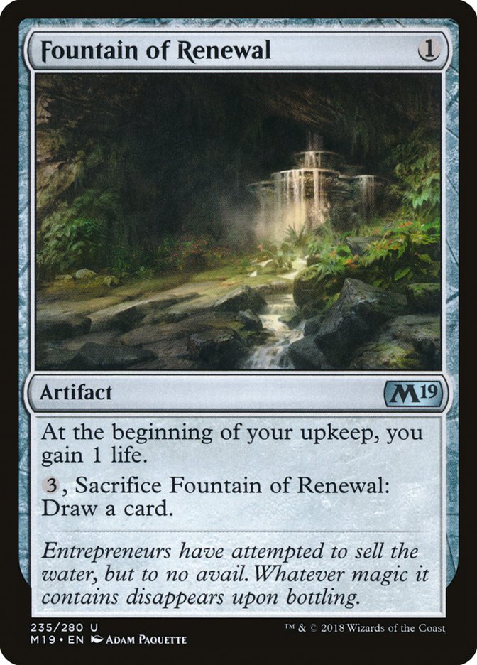 Fountain of Renewal [Core Set 2019] 