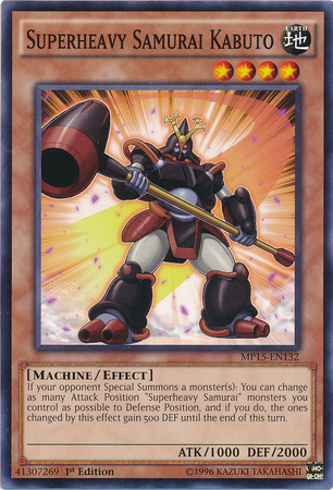 Superheavy Samurai Kabuto [MP15-EN132] Common 