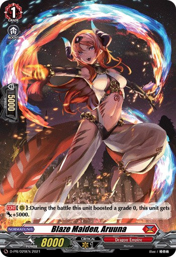 Blaze Maiden, Aruuna (D-PR/029EN) [D Promo Cards]