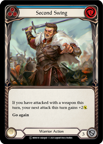 Second Swing (Blue) [U-MON118-RF] (Monarch Unlimited) Unlimited Rainbow Foil 