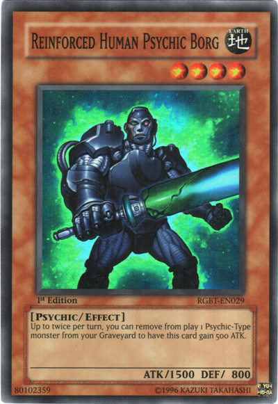 Reinforced Human Psychic Borg [RGBT-EN029] Super Rare 