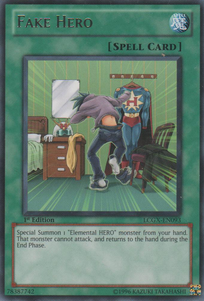 Fake Hero [LCGX-EN093] Rare 