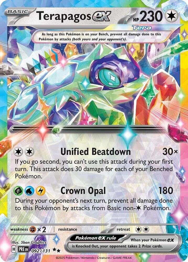 Terapagos ex (092/131) [Scarlet &amp; Violet: Prismatic Evolutions] 