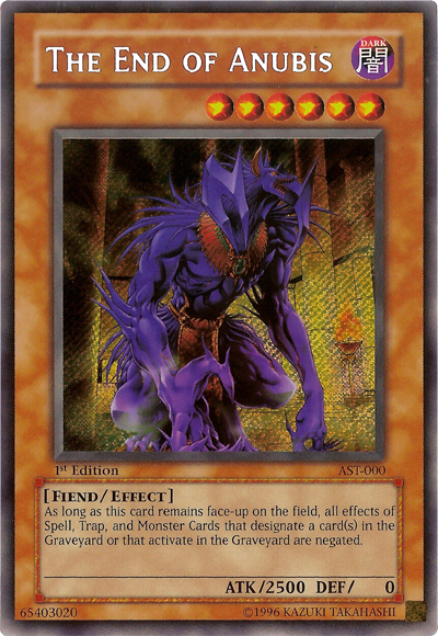 The End of Anubis [AST-000] Secret Rare 