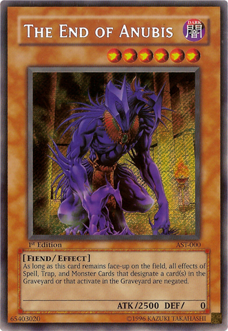 The End of Anubis [AST-000] Secret Rare 