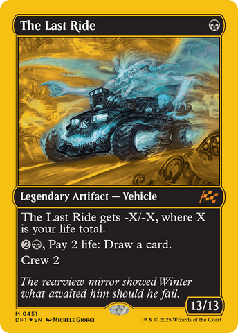 The Last Ride (First-Place Foil) [Aetherdrift] 