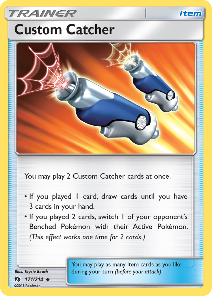 Custom Catcher (171/214) [Sun &amp; Moon: Lost Thunder] 