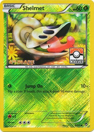 Shelmet (8/111) (League Promo 4th Place) [XY: Furious Fists] 
