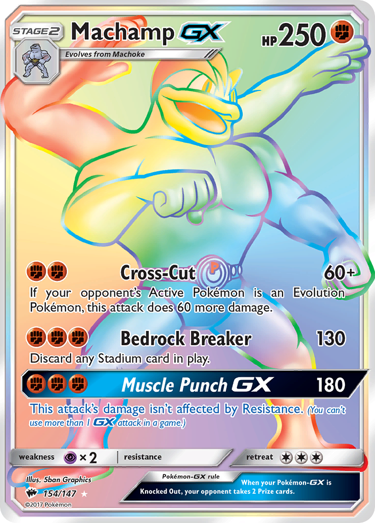 Machamp GX (154/147) [Sun &amp; Moon: Burning Shadows] 