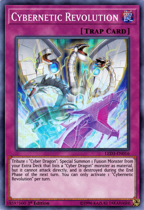 Cybernetic Revolution [LED3-EN016] Super Rare 