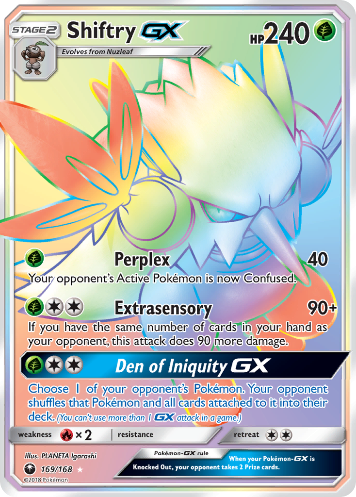 Shiftry GX (169/168) [Sun &amp; Moon: Celestial Storm] 
