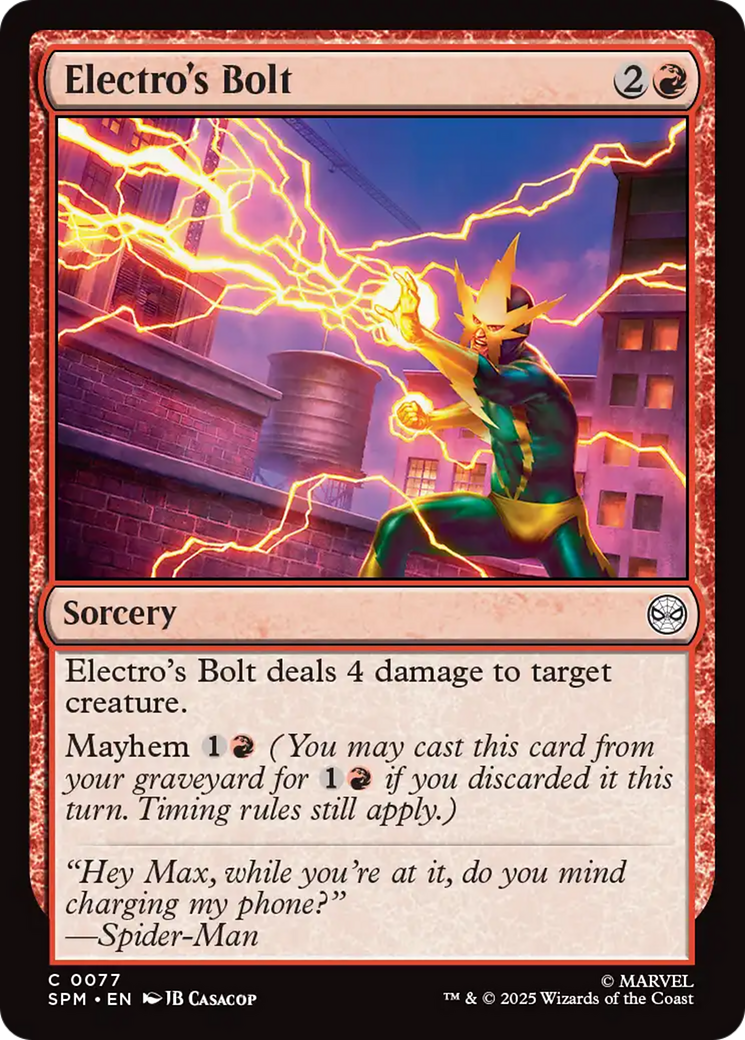 Electro's Bolt [Marvel's Spider-Man] 