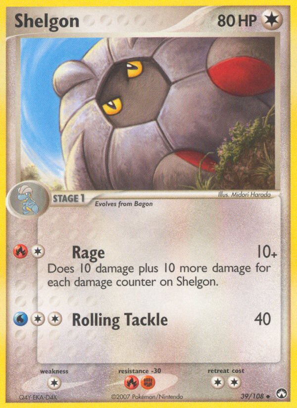 Shelgon (39/108) [EX: Power Keepers] 