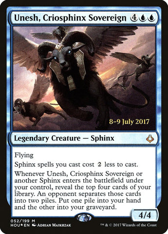 Unesh, Criosphinx Sovereign [Hour of Devastation Prerelease Promos] 