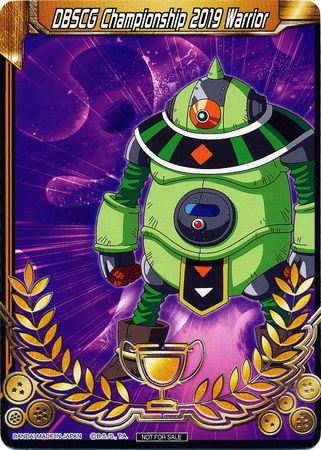 DBSCG Championship 2019 Warrior (Merit Card) - Universe 3 "Mosco" (3) [Tournament Promotion Cards] 