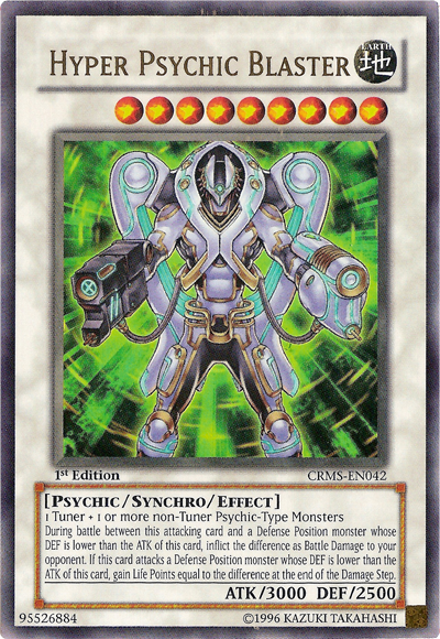 Hyper Psychic Blaster [CRMS-EN042] Ultra Rare 
