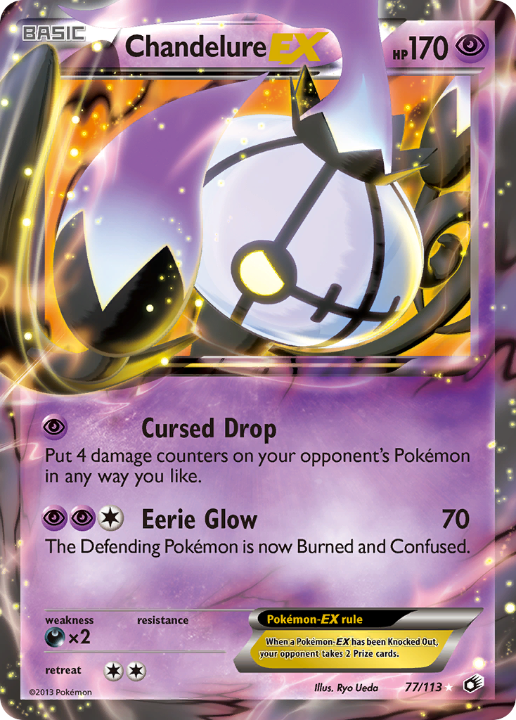 Chandelure EX (77/113) [Black &amp; White: Legendary Treasures] 