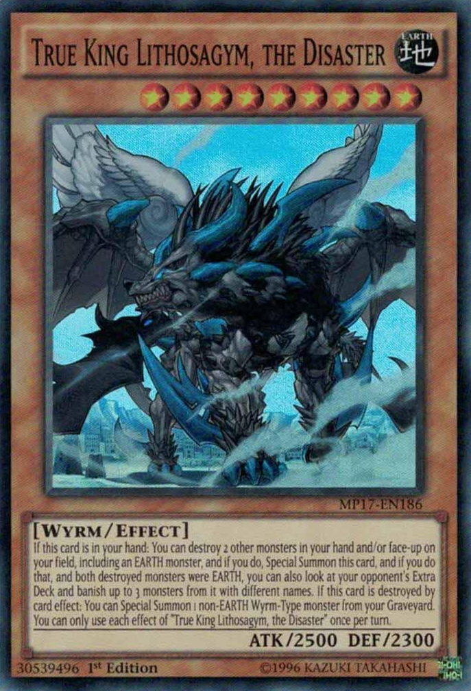 True King Lithosagym, the Disaster [MP17-EN186] Super Rare 