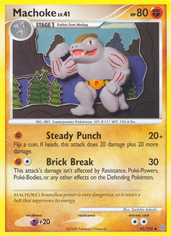 Machoke (41/100) [Diamond &amp; Pearl: Stormfront] 