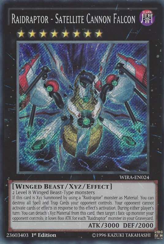 Raidraptor - Satellite Cannon Falcon [WIRA-EN024] Secret Rare 