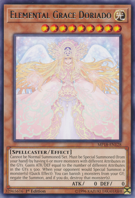Elemental Grace Doriado [MP18-EN128] Rare 