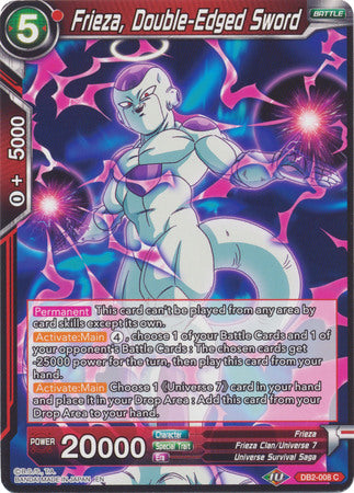 Frieza, Double-Edged Sword (DB2-008) [Divine Multiverse] 