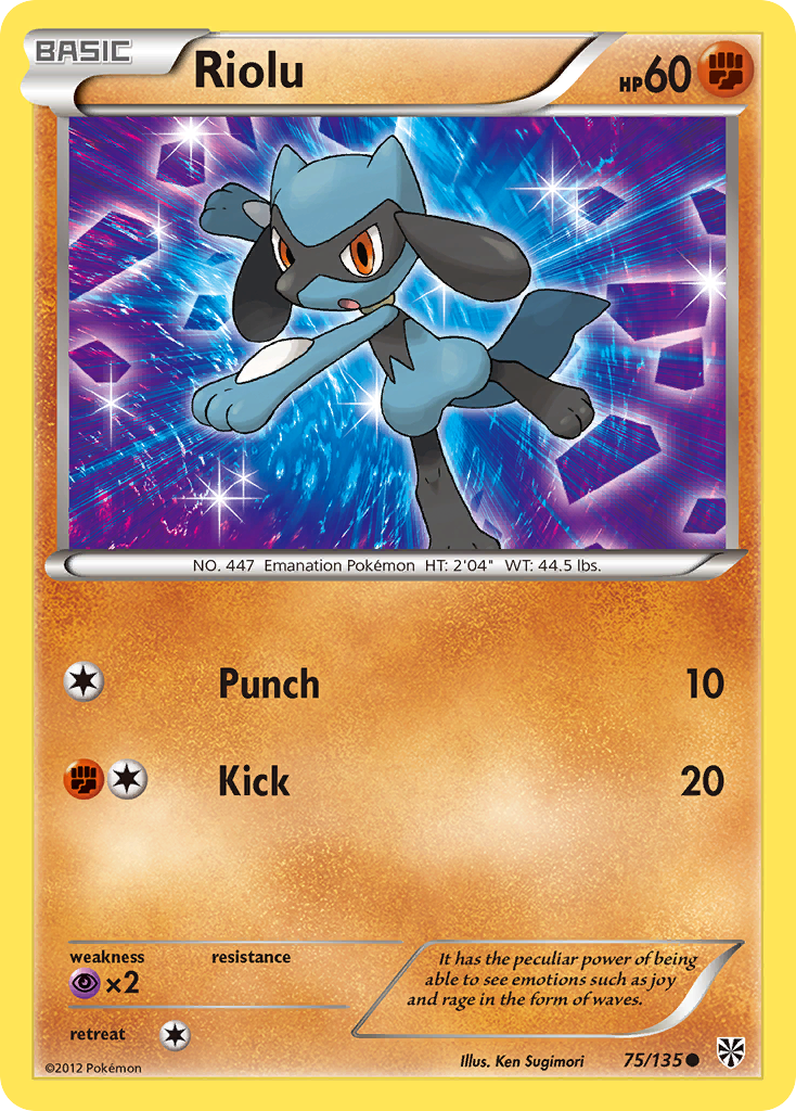 Riolu (75/135) [Black &amp; White: Plasma Storm] 