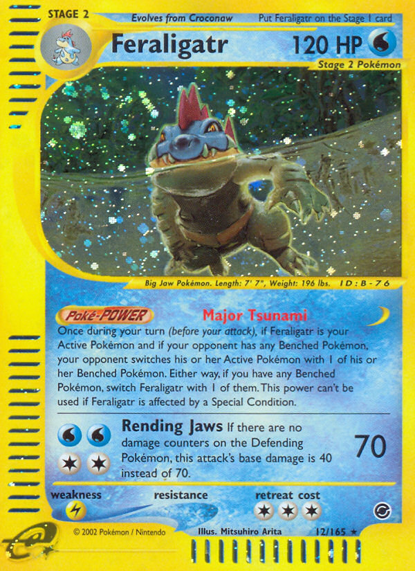 Feraligatr (12/165) [Expedition: Base Set] 