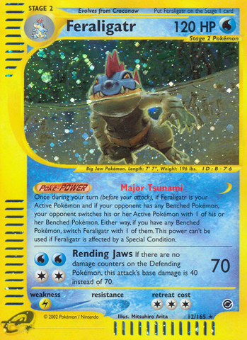 Feraligatr (12/165) [Expedition: Base Set] 