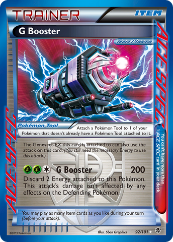 G Booster (92/101) [Black &amp; White: Plasma Blast] 