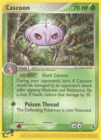 Cascoon (26/109) [EX: Ruby &amp; Sapphire] 