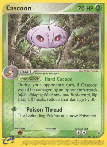 Cascoon (26/109) [EX: Ruby &amp; Sapphire] 
