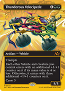 Thunderous Velocipede (Borderless) (First-Place Foil) [Aetherdrift] 