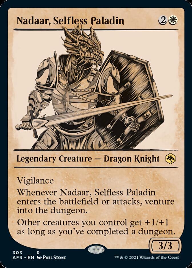 Nadaar, Selfless Paladin (Showcase) [Dungeons &amp; Dragons: Adventures in the Forgotten Realms] 