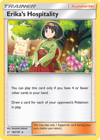 Erika's Hospitality (140/181) (Theme Deck Exclusive) [Sun &amp; Moon: Team Up] 
