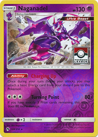 Naganadel (108/214) (League Promo) [Sun &amp; Moon: Lost Thunder] 