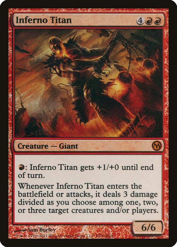 Inferno Titan (Duels of the Planeswalkers Promos) [Duels of the Planeswalkers Promos 2011] 