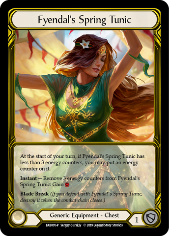 Fyendal's Spring Tunic [FAB001-P] (Promo) 1st Edition Cold Foil - Golden 