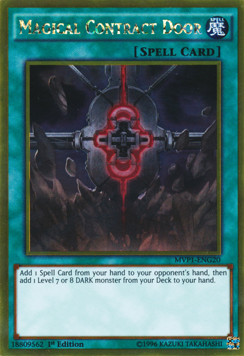 Magical Contract Door [MVP1-ENG20] Gold Rare 