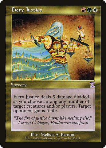 Fiery Justice [Time Spiral Timeshifted] 
