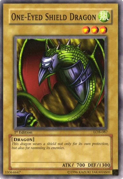 One-Eyed Shield Dragon [LOB-087] Common 