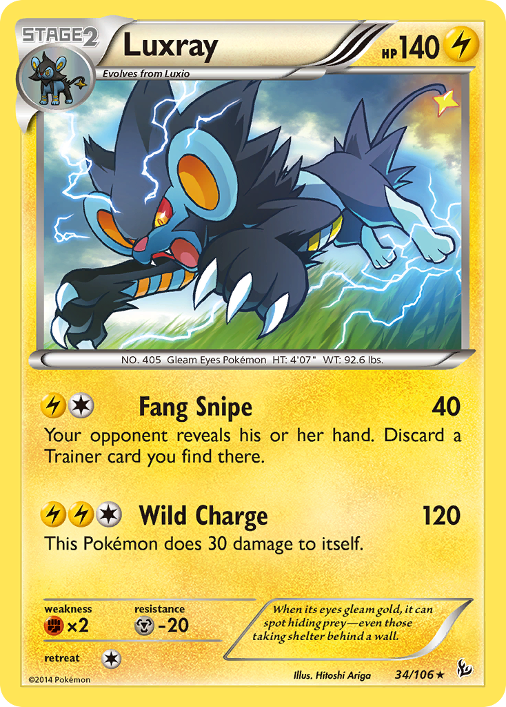 Luxray (34/106) [XY: Flashfire] 