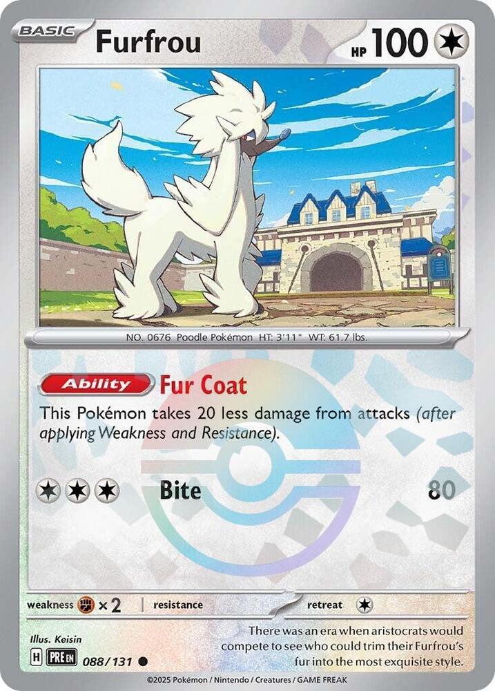 Furfrou (088/131) (Poke Ball Pattern) [Scarlet &amp; Violet: Prismatic Evolutions] 