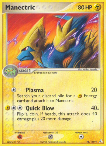 Manectric (46/110) [EX: Holon Phantoms] 