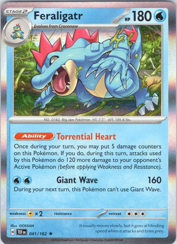 Feraligatr (041/162) [Scarlet &amp; Violet: Temporal Forces] 