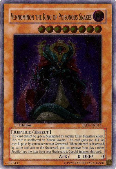 Vennominon the King of Poisonous Snakes [TAEV-EN014] Ultimate Rare 
