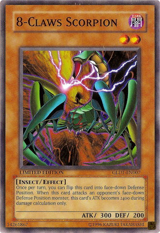 8-Claws Scorpion [GLD1-EN007] Common 