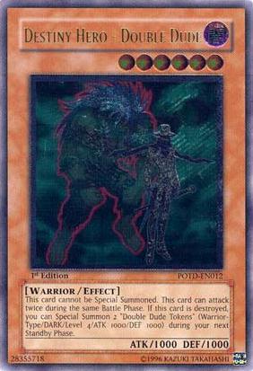 Destiny Hero - Double Dude [POTD-EN012] Ultimate Rare 